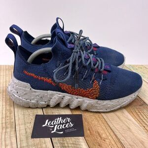 Nike Space Hippie 1 Shoes Mens‎ Sz 8 Navy Orange Athletic Running DN0010-400